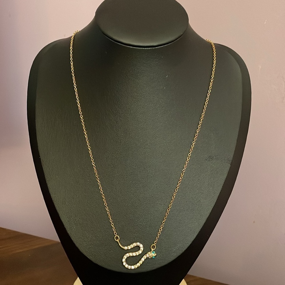 Gold Snake Necklace